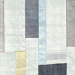 Pojagi Patchwork Shade/Divider Traditional Sheer Silk, Korean Authentic Skills, Customizable Size/Color/Pattern - thumbnail 3