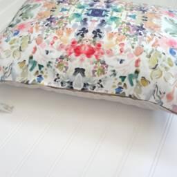 Subtle Moods No.2 Watercolor Design Pillow Cover, Boho Chic, Abstract Pillow, 18x18, 20x20, 22x22, 24x24, 14x20, 14x24, 12x21, 12x26 - thumbnail 3