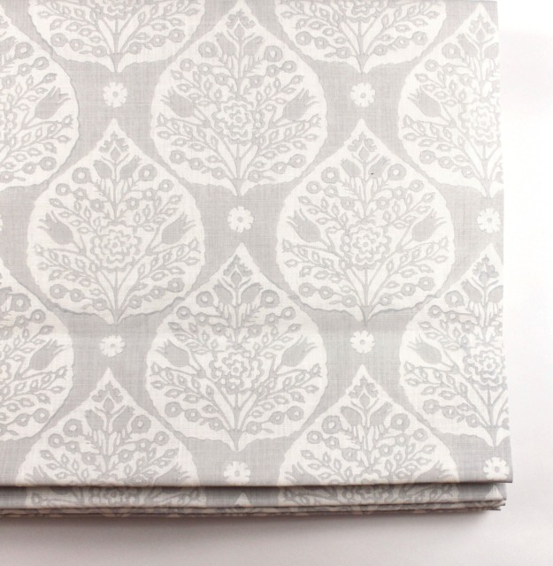 Galbraith & Paul Little Lotus Roman Shade - Shown in Light Vapor-Comes Several Colors - image 1