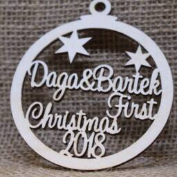 Personalised Christmas Baubles Name Tree Decorations Ornament Custom Xmas Name Best Gifts - thumbnail 3