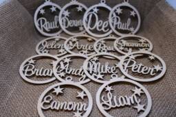 Personalised Christmas Baubles Name Tree Decorations Ornament Custom Xmas Name Best Gifts - thumbnail 1