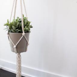 Macrame Plant Hanger, Double Holder, Hanging Planterno Tariffs/Fees To Usa - thumbnail 3