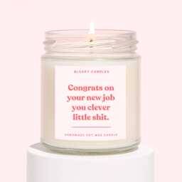 New Job Candle - Gift For A Congratulations On Gifts Her - thumbnail 1