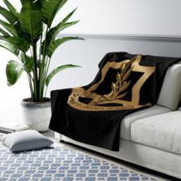 Israel Defence Forces Fleece Blanket Blanket, Israel, Blanket, Flag Of Israel, Custom - thumbnail 1