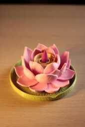 3 in 1 Lotus Incense Holder, Meditation Zen Home Gift