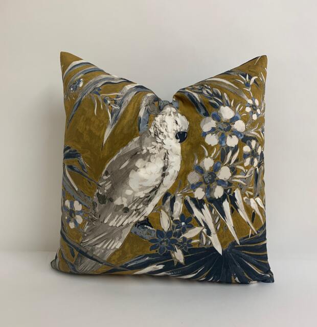 Weymss Aves 02 Brass - Cushion Cover Pillow Throw Designer Home Decor - image 1