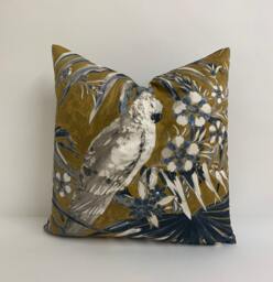 Weymss Aves 02 Brass - Cushion Cover Pillow Throw Designer Home Decor - thumbnail 1