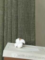 Tomos Blackout Curtain, 6 Colors, Double-Sided Textured Room Darkening 550Gsm Thick Drape, Divider, Curtain For Bedroom, 1Pc - thumbnail 1