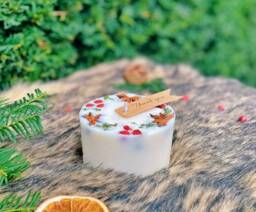 Christmas Candle Gift, Festive Candle, Gift Ideas, Spice Table Decoration, For Women - thumbnail 1