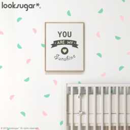 Half Circle Wall Decals For Kids Room - Modern Shapes Nursery, Playroom, Or Classroom Minimalist Pie Stickers Ap0052Nf - thumbnail 3