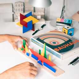 Bauhaus Diorama Puzzle 19-Piece Creative Toy Inspired By Alma Siedhoff-Buscher - thumbnail 2