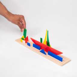 Bauhaus Diorama Puzzle 19-Piece Creative Toy Inspired By Alma Siedhoff-Buscher - thumbnail 3