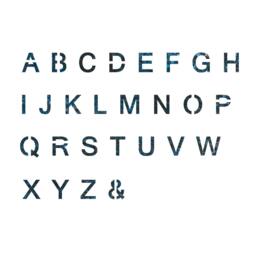 Alphabet Stencil Reusable Template For Wall Art Crafting & Painting Signs #2 - thumbnail 1