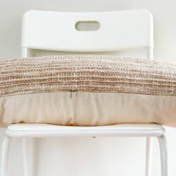"Handwoven Lumbar Pillow Cover Vintage Karen Batik, Boho Farmhouse Decor - 14"" X 36" - thumbnail 3