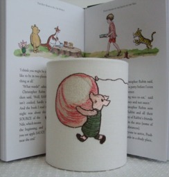 Winnie The Pooh Piglet - Embroidered Nursery Night Light - thumbnail 1