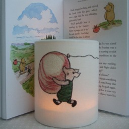 Winnie The Pooh Piglet - Embroidered Nursery Night Light - thumbnail 3
