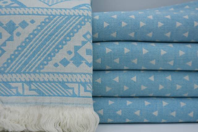 "Turkish Towel, Aztec Towel, Double Face Towel, 36""x70" - image 1