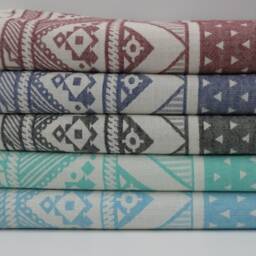 "Turkish Towel, Aztec Towel, Double Face Towel, 36""x70" - thumbnail 4