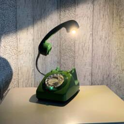 Mancave Gifts, Quirky Retro Telephone Lamp - thumbnail 2