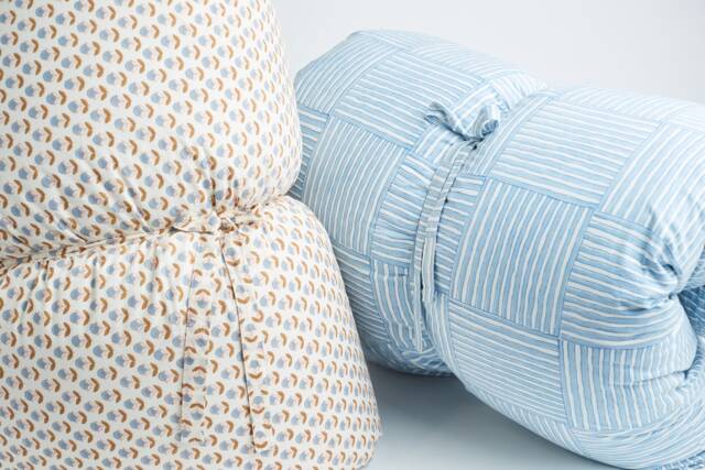Rollie Pollie Floor Pillow-stripe - image 1