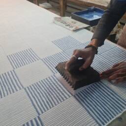 Rollie Pollie Floor Pillow-stripe - thumbnail 4