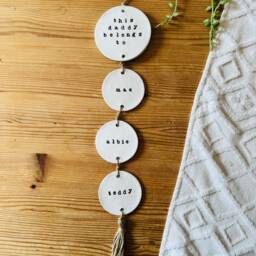 Personalised Fathers Day Gift, Father's Plaque, Gifts For Dad, Daddy Wall Hanging, Dad Sign, New Present - thumbnail 3