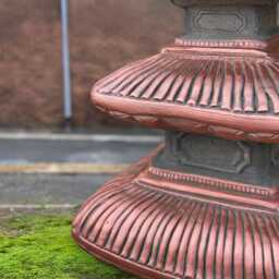Chinese Pagoda Sculpture Stone Temple Statue Outdoor Figurine Oriental Concrete Ornament Zen Garden Decor Lover Gift - thumbnail 4