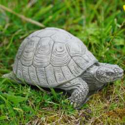 Tortoise Stone Statue - Outdoor Garden Turtle Animal Sea Ornament Decoration - thumbnail 2