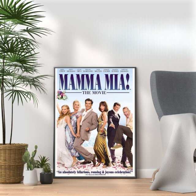 Mamma Mia Movie Poster 2000S Film Wall Art - image 1
