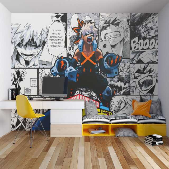 Kids Popular Characters Self-Adhesive Wallpaper Mural Home Wall Art Decor Wp12 - image 1