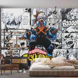 Kids Popular Characters Self-Adhesive Wallpaper Mural Home Wall Art Decor Wp12 - thumbnail 2