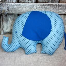 Decorative Pillow Elephant, Stuffed Elephant Pillow, Cushion, Pillow-Toy Elephant - thumbnail 3