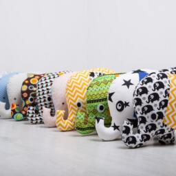 Decorative Pillow Elephant, Stuffed Elephant Pillow, Cushion, Pillow-Toy Elephant - thumbnail 4