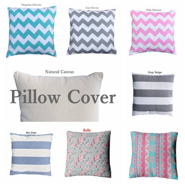 Canvas Pillow Cases - Insert Not Included - image 1