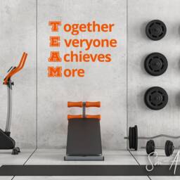 Team Together Achieves More Wall Decal - Office Classroom Vinyl Sticker - thumbnail 2