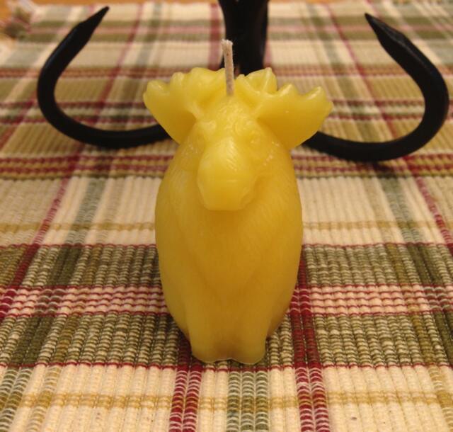 Moose Beeswax Votive Candle - 1 100 Percent Pure Natural Votives - image 1