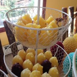Moose Beeswax Votive Candle - 1 100 Percent Pure Natural Votives - thumbnail 3