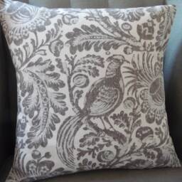 3 Color Options. Bird & Floral Print Pillow Cover Cotton Toss Pillow. Slipcovers. Pillowcase - thumbnail 2