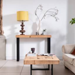 Boston Console Table Industrial Box Legs - thumbnail 2
