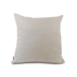 Swan Throw Pillow Modern Linen Home Decor, Golden Brown & White, 18 - thumbnail 3