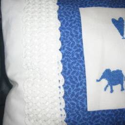Pillow Cover Blue-White - thumbnail 2