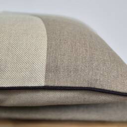 Linen Cushion Cover, Clearance Sale, Artisan Abstract Design Natural Scatter Decorative Cushions - thumbnail 2