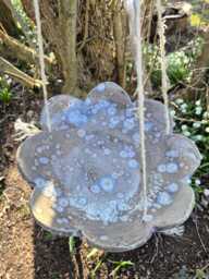 Hand-Thrown Birdbath