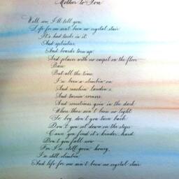No Crystal Stair - Mother To Son Langston Hughes Poem 8x10 Inches Or Larger - thumbnail 3