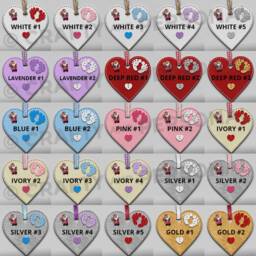 Personalised Baby's 1st First Christmas Bauble Wooden Heart Tree Ornament Or Magnet Gift For Boy Girl - thumbnail 2