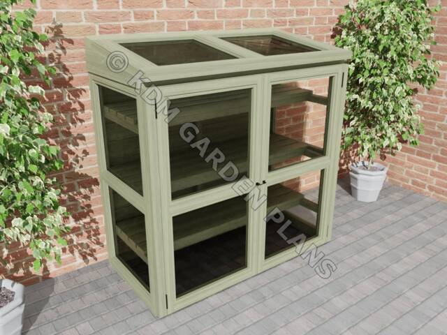 Plans For Small Wooden Lean To Greenhouse Digital Woodwork Plan Download Only UK Metric With Cut Lists - image 1