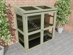 Plans For Small Wooden Lean To Greenhouse Digital Woodwork Plan Download Only UK Metric With Cut Lists - thumbnail 1