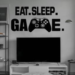Gamer Wall Decal Video Game Controller, Gaming Room Decor 3095 - thumbnail 1