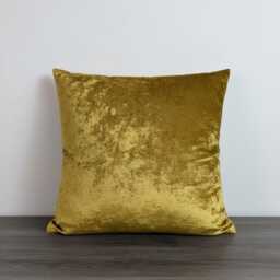 Handmade Crushed Velvet Cushion Covers Pink, Gold, & Dusty Rose - 18x18 - thumbnail 3