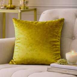 Handmade Crushed Velvet Cushion Covers Pink, Gold, & Dusty Rose - 18x18 - thumbnail 2